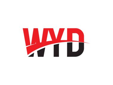 wyd harfleri beyaz arkaplanda izole edildi, vektör logosu