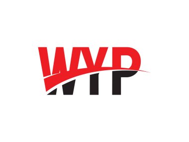 wyp harfleri beyaz arkaplan, vektör logosu üzerinde izole