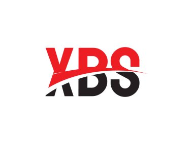 xbs harfleri beyaz arkaplan, vektör logosu üzerinde izole