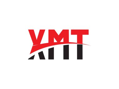 xmt harfleri beyaz arkaplan, vektör logosu üzerinde izole