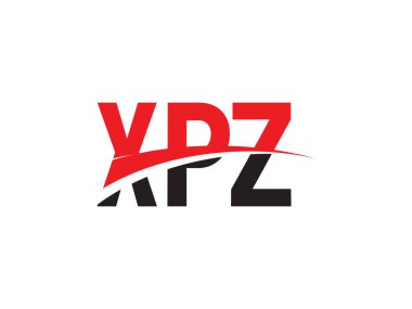 xqp harfleri beyaz arkaplan, vektör logosu üzerinde izole