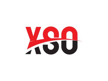 xso harfleri beyaz arkaplanda izole edildi, vektör logosu