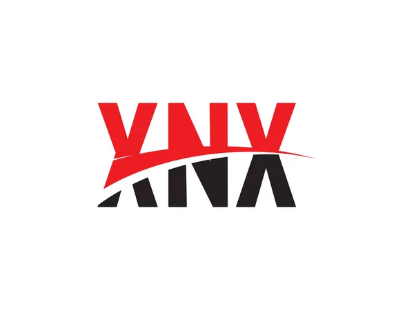 Xnx Γράμματα Που Απομονώνονται Λευκό Φόντο Λογότυπο Διανύσματος — Διανυσματικό Αρχείο