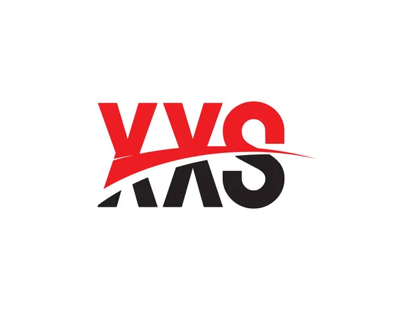Xxs Letras Isoladas Fundo Branco Logotipo Vetor — Vetor de Stock