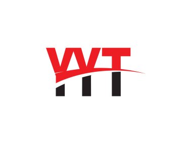 Beyaz arkaplan, vektör logosu üzerinde YYT harfleri izole