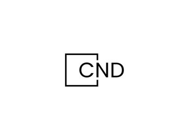 Beyaz arkaplanda izole edilmiş harfler, vektör logosu