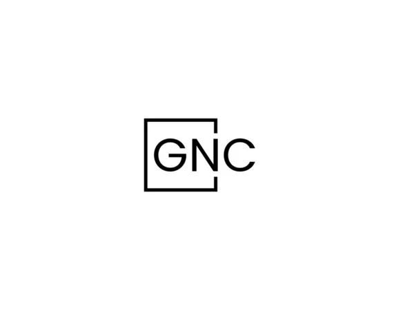 Gnc Letras Logotipo Diseño Vector Plantilla — Archivo Imágenes Vectoriales