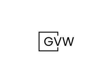 Beyaz arkaplanda izole edilmiş harfler, vektör logosu