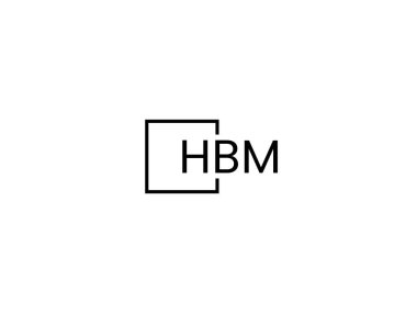 Beyaz arkaplanda izole edilmiş harfler, vektör logosu