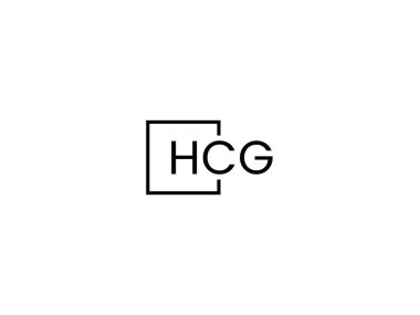 Beyaz arkaplanda izole edilmiş harfler, vektör logosu