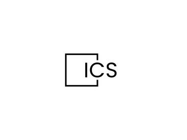 Beyaz arkaplanda izole edilmiş harfler, vektör logosu