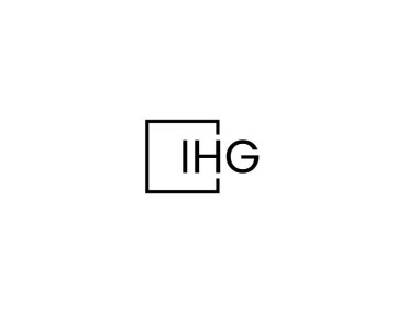 Beyaz arkaplanda izole edilmiş harfler, vektör logosu