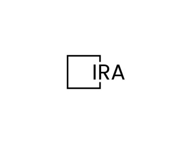 Beyaz arkaplanda izole edilmiş harfler, vektör logosu