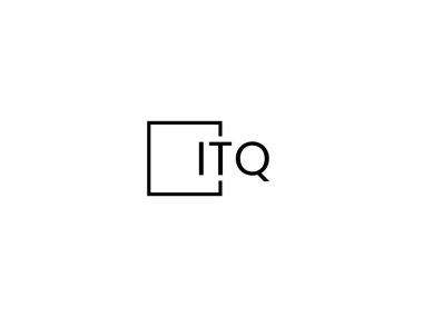 Beyaz arkaplanda izole edilmiş harfler, vektör logosu