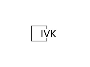 Beyaz arkaplanda izole edilmiş harfler, vektör logosu