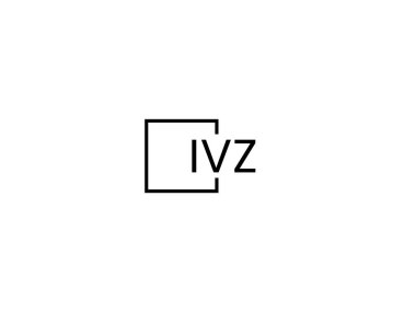 Beyaz arkaplanda izole edilmiş harfler, vektör logosu