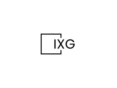 Beyaz arkaplanda izole edilmiş harfler, vektör logosu