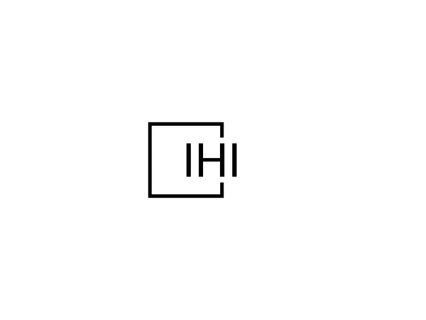 Lettere Isolate Sfondo Bianco Logo Vettoriale — Vettoriale Stock