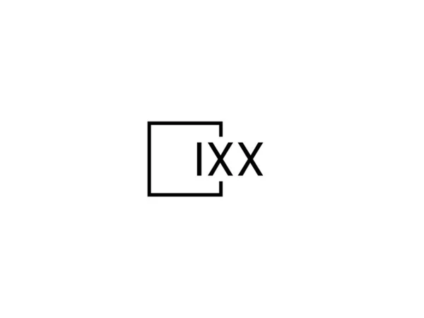Πρότυπο Διανυσματικού Φορέα Σχεδιασμού Λογότυπου Ixx Γραμμάτων — Διανυσματικό Αρχείο