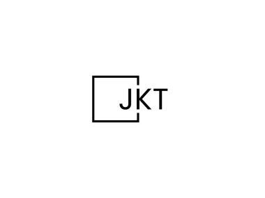 JKT harfleri logo tasarım vektör şablonu
