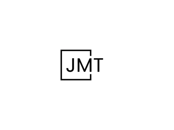 Jmt文字ロゴデザインベクターテンプレート — ストックベクタ