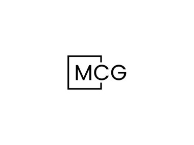 mcg harfleri logo tasarım vektör şablonu