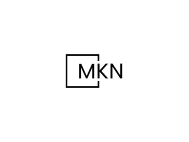 mkn harfleri logo tasarım vektör şablonu