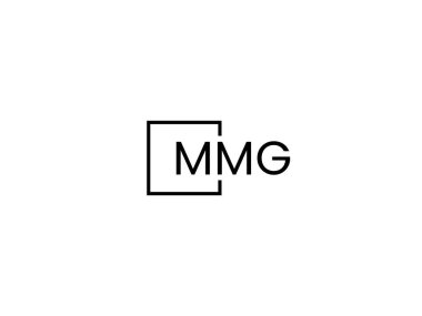 mmg harfleri logo tasarım vektör şablonu