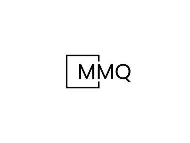 mmq harfleri logo tasarım vektör şablonu
