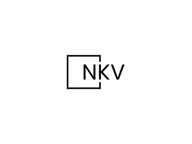 Beyaz arkaplanda izole edilmiş harfler, vektör logosu