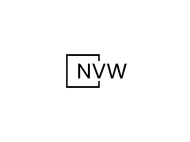 Beyaz arkaplanda izole edilmiş harfler, vektör logosu