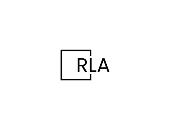 배경에 Rla — 스톡 벡터