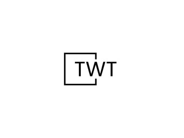 Beyaz arkaplanda izole edilmiş harfler, vektör logosu