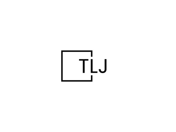 Tlj 로고에 — 스톡 벡터