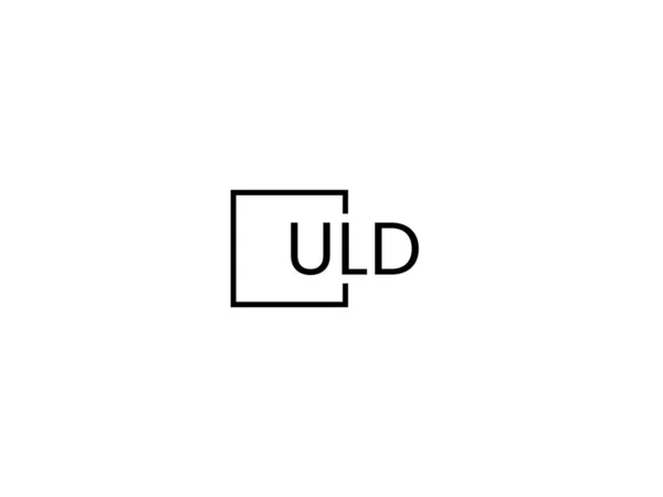 Πρότυπο Φορέα Σχεδιασμού Λογότυπου Γραμμάτων Ujd — Διανυσματικό Αρχείο