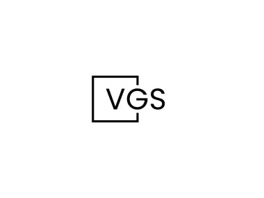 vgs harf logo tasarım vektör şablonu