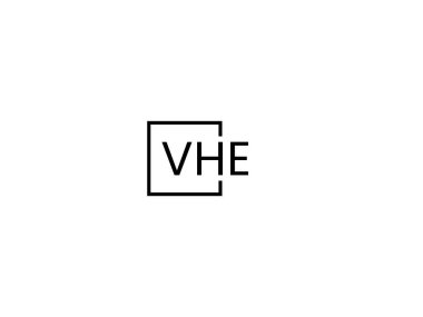 vhe letter m logo tasarım vektör şablonu
