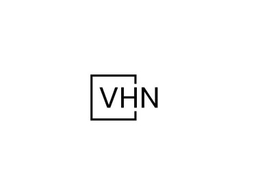 vhn harf logo tasarım vektör şablonu
