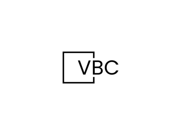 Vbc Letras Logotipo Design Vetor Modelo —  Vetores de Stock