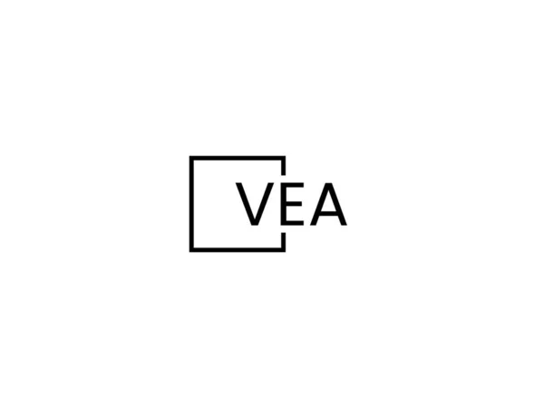 Vea Litery Logo Projekt Wektor Szablon — Wektor stockowy