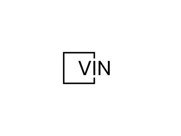 Vin Γράμμα Ένα Πρότυπο Φορέα Σχεδιασμού Λογότυπου — Διανυσματικό Αρχείο