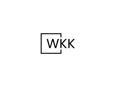 WKK harfleri logo tasarım vektör şablonu