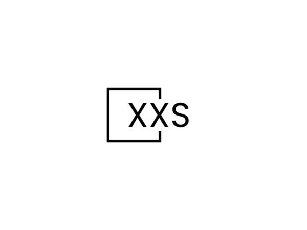 Xxs Lettres Logo Conception Vectoriel Modèle — Image vectorielle