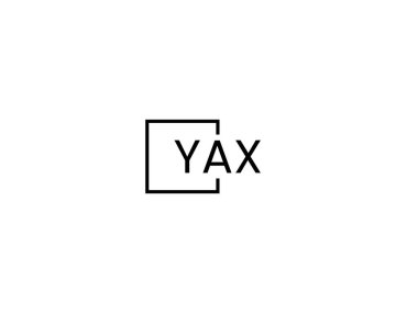 yax harfleri logo tasarım vektör şablonu