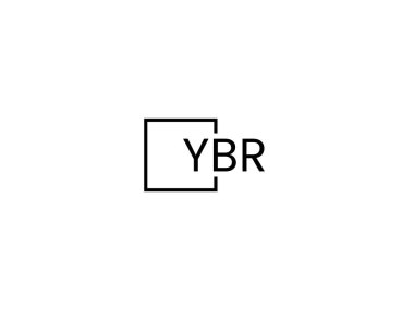 ybr harfler logo tasarım vektör şablonu