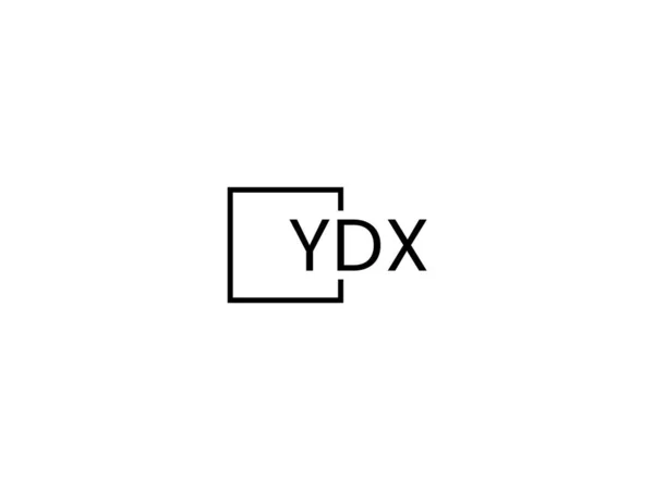 Ydx Letters Logo Design Vector Template — Stock Vector