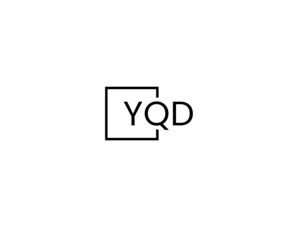 Вектор Дизайна Логотипа Букв Yqd — стоковый вектор