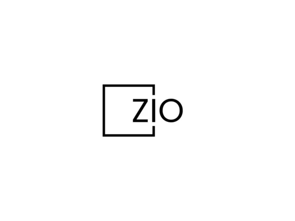 Zio字母标识设计向量模板 — 图库矢量图片