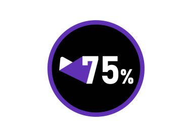 % 75 Yuvarlak Tasarım Vektörü,% 75 resim
