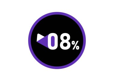 % 8 Yuvarlak Tasarım Vektörü,% 8 resim